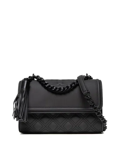 Tory Burch Fleming Matte Bag In Black