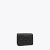 Tory Burch Fleming Matte Bi-fold Wallet In Brown