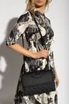 Tory Burch ‘fleming Matte' Shoulder Bag In Black