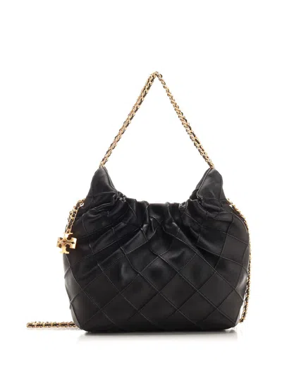 Tory Burch Fleming Mini Bag In Black