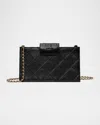Tory Burch Mini Fleming Soft Quilted Leather Wallet On A Chain