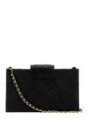 Tory Burch Fleming Mini Chain Wallet In Black