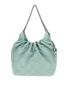 Tory Burch Fleming Mini Handbag In Light Blue