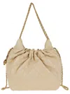 Tory Burch Quilted Lamb Leather Shoulder Bag In Neutral