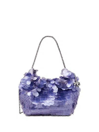 Tory Burch Fleming Mini Hobo Bag In Purple