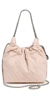 Tory Burch Fleming Mini Hobo Bag Soft Pink