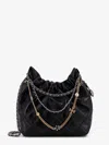Tory Burch Quilted Shoulder Bag Chain Strap Design In Black