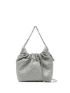 Tory Burch Fleming Mini Leather Hobo Bag