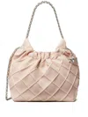 Tory Burch Fleming Mini Hobo Bag In Pink Leather