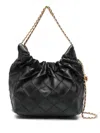 Tory Burch Mini Fleming Hobo Leather Shoulder Bag