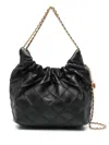 Tory Burch Mini Fleming Shoulder Bag In Black