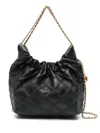 Tory Burch Mini Fleming Shoulder Bag In Black
