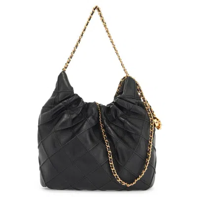 Tory Burch Fleming Mini Shoulder Bag  Black In ["black"]