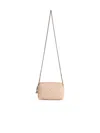 Tory Burch Fleming Mini Shoulder Bag In Pink Leather In Pink