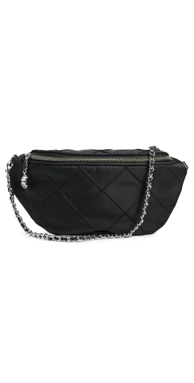 Tory Burch Fleming Nylon Belt Bag Black