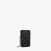 Tory Burch Fleming Phone Crossbody In Black