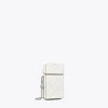 Tory Burch Fleming Phone Crossbody In Blanc