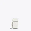 Tory Burch Fleming Phone Crossbody In White
