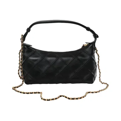 Pre-owned Tory Burch Fleming Pochette Bag 'black' | Women's Size Onesize