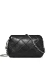Tory Burch Fleming Soft Leather Crossbody Bag In Black