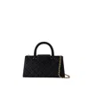 Tory Burch Fleming Shoulder Bag In Black