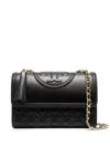 Tory Burch Fleming Shoulder Bag In Black