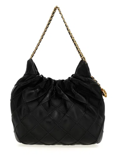 Tory Burch Fleming Shoulder Bag In Black