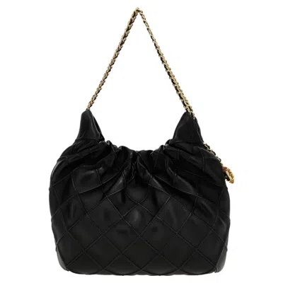 Pre-owned Tory Burch Fleming Shoulder Bag � Black