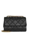 Tory Burch Fleming Shoulder Bag In Black