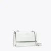 Tory Burch Fleming Shoulder Bag In Blanc