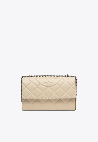 Tory Burch Fleming Shoulder Bags In Quilted Leather