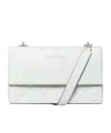 Tory Burch Fleming Shoulder Bag In White
