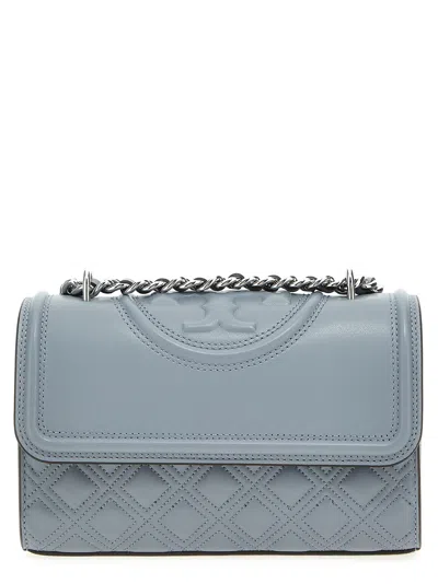 Tory Burch Fleming Small Convertible Crossbody Bag In Clear Blue