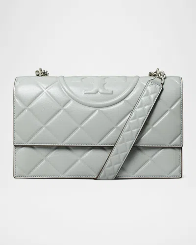 TORY BURCH FLEMING SMALL CONVERTIBLE LEATHER SHOULDER BAG