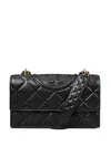 Tory Burch Fleming Small Convertible Shoulder Bag In Black  