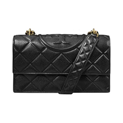 Pre-owned Tory Burch Fleming Small Convertible Shoulder Bag 'black' | Women's Size Onesize