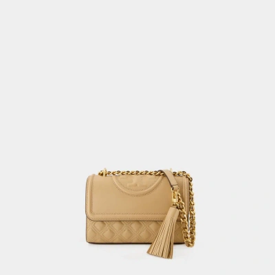 Tory Burch Fleming Small Crossbody -  -  Desert Dune - Leather In Brown