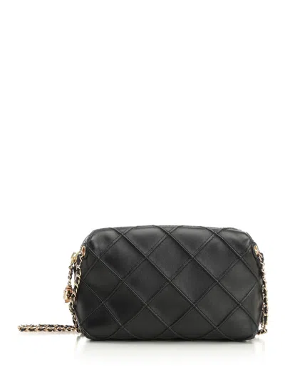 Tory Burch Fleming Small Crossbody Bag Crossbody Bags Black