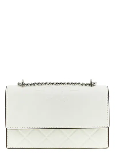 TORY BURCH FLEMING SMALL CROSSBODY BAGS WHITE