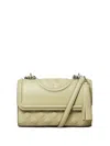 Tory Burch Small Fleming Convertible Shoulder Bag In Green