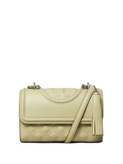 Tory Burch Small Fleming Convertible Shoulder Bag In Green