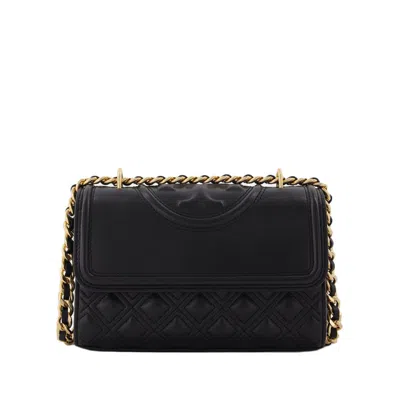 Tory Burch Fleming Small Hobo Bag - Black - Leather