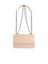 Tory Burch Fleming Small Pink Leather Crossbody Bag