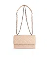Tory Burch Fleming Small Pink Leather Crossbody Bag In Pink