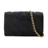 Tory Burch Fleming Leather Wallet On Chain