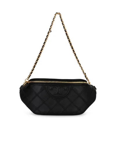 Tory Burch Fleming Soft Convertible Belt Bag In Black