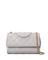 Tory Burch Fleming Soft Convertible Shoulder Bag In Bay Gray