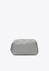 Tory Burch Fleming Soft Crossbody Bag In Gray