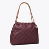 Tory Burch Fleming Soft Drawstring Bag In Albarossa