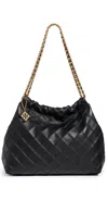 Tory Burch Fleming Bag In Very Soft Leather In Black